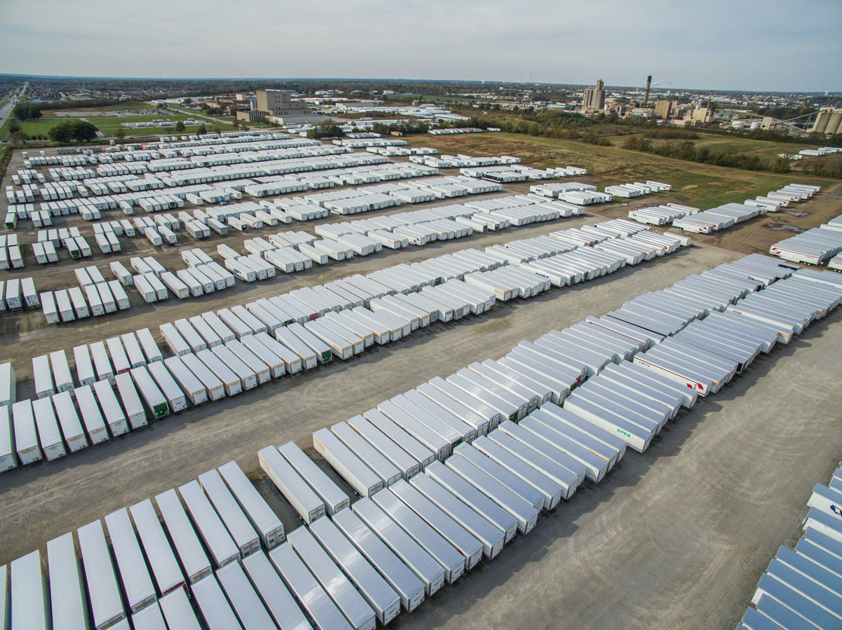 trailer factory yard