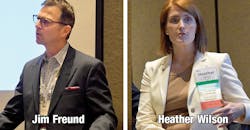 Jim Freund and Heather Wilson Jim Freund and Heather Wilson