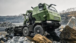 アメリカ ビンテージ　プレスドスチール MACK ARMY TRUCK Fire Replicas Mack® B61 SX Tandem Axle Dump Truck - Green