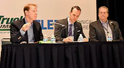 Kevin Beaty, Chris Nordh, John Formosan, discussion panel at NTEA 2018