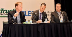 Kevin Beaty, Chris Nordh, John Formosan, discussion panel at NTEA 2018 Kevin Beaty, Chris Nordh, John Formosan, discussion panel at NTEA 2018