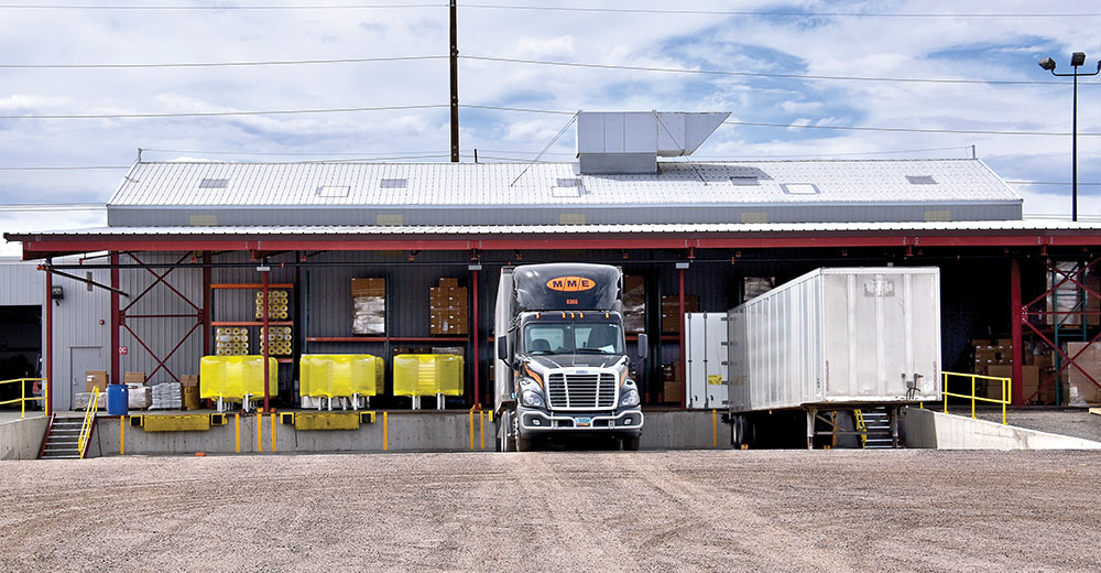 The new facility is set up with five shipping docksmdashthree for shipping and two for receivingnbsp