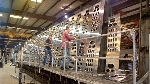 Stoughton Trailers of Stoughton WI has owned Barrett Trailers since 2014 The company has been focused on improving efficiency of the 42yearold livestock trailer manufacturer