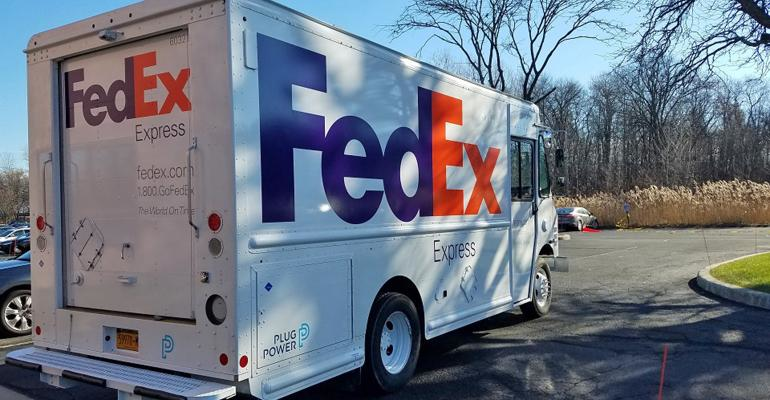 FedEx fuel cell electric van