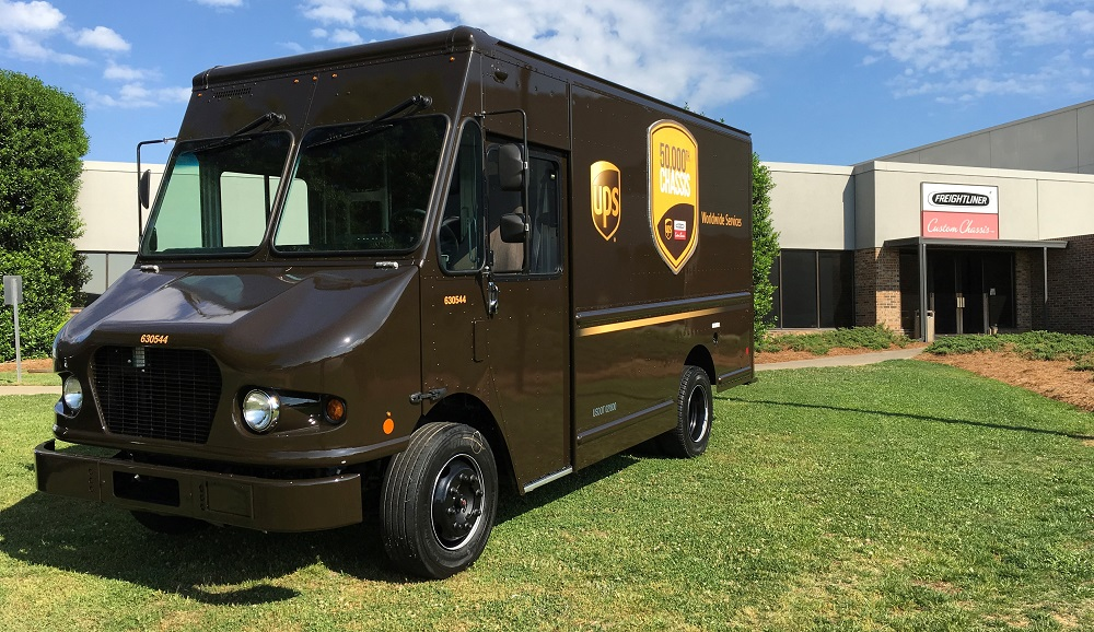 Freightliner UPS chassis