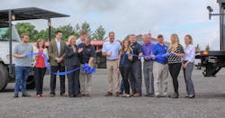 Custom Truck One Source ribbon cutting Custom Truck One Source ribbon cutting