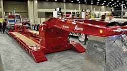 XL Specialized Trailers features the new, 110,000-lb. capacity, Low-Profile Hydraulic Detachable Gooseneck (HDG) at MATS.