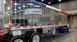 East also featured it latest equipment, including this versatile aluminum frame dump trailer.
