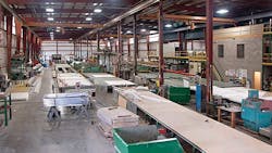 Great Dane has set up a truck body plant within its trailer plant in Brazil IN Sidewalls are being produced in the line of the left Roof production is on the right Great Dane has set up a truck body plant within its trailer plant in Brazil IN Sidewalls are being produced in the line of the left Roof production is on the right