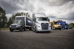 DTNA electric trucks lineup DTNA electric trucks lineup