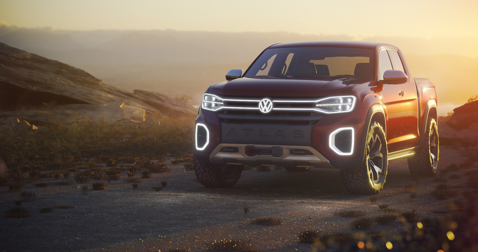 VW Atlas Tanoak pickup concept