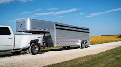 Featherlite livestock trailer