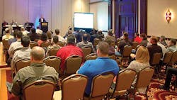 The breakout session on telematics filled the meeting room The breakout session on telematics filled the meeting room