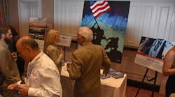 NTDA&apos;s recent silent auctions included a patriotic painting by viral sensation Joe Everson.
