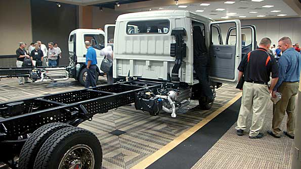 The Mitsubishi Fuso lineup will be carryover for 2016 but the company announced the availability of TrueSpec Hcg software that calculates the horizontal center of gravity of completed vehicles