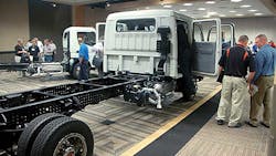 The Mitsubishi Fuso lineup will be carryover for 2016 but the company announced the availability of TrueSpec Hcg software that calculates the horizontal center of gravity of completed vehicles The Mitsubishi Fuso lineup will be carryover for 2016 but the company announced the availability of TrueSpec Hcg software that calculates the horizontal center of gravity of completed vehicles