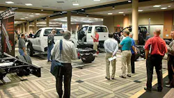 More than 500 people attended presentations and exhibitions of the latest offerings from chassis manufacturers during the NTEA Truck Product Conference 1618