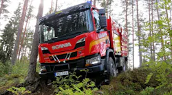 Scania fire tanker