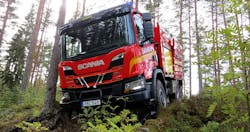 Scania fire tanker Scania fire tanker