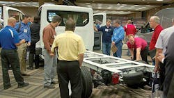 The Ford Transit is coming to North America as a chassis foreground or as a replacement for the Econoline van background The Ford Transit is coming to North America as a chassis foreground or as a replacement for the Econoline van background