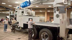 The Western Star 4700 lends itself to utility applications The Western Star 4700 lends itself to utility applications