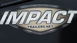 Trailerbodybuilders 12174 Impact Trailers Logo On Trailer