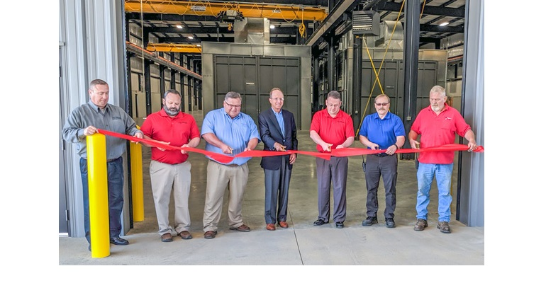 Talbert Manufacturing ribbon cutting