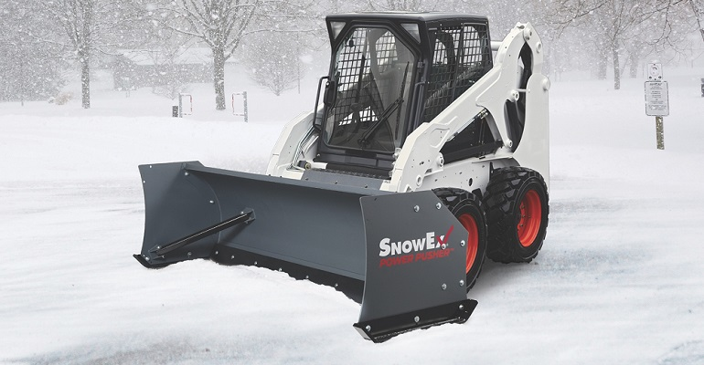 SnowEx reveals new POWER PUSHER TE snow pushers Trailer Body Builders