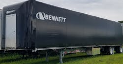 Bennett trailer with LCS tarp Bennett trailer with LCS tarp
