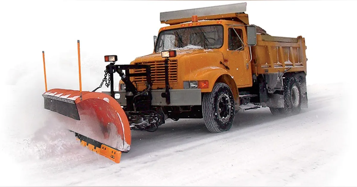 Snow Rack For Tractor Trailer Trailer Snow Removal System