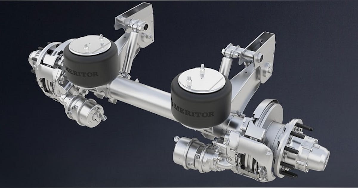 Meritor unveils lightweight suspension for tankers, flatbeds Trailer
