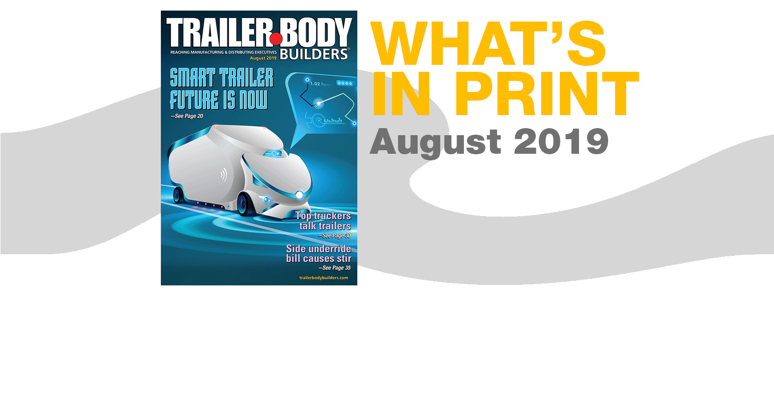 Trailer/Body Builders magazine, August 2019