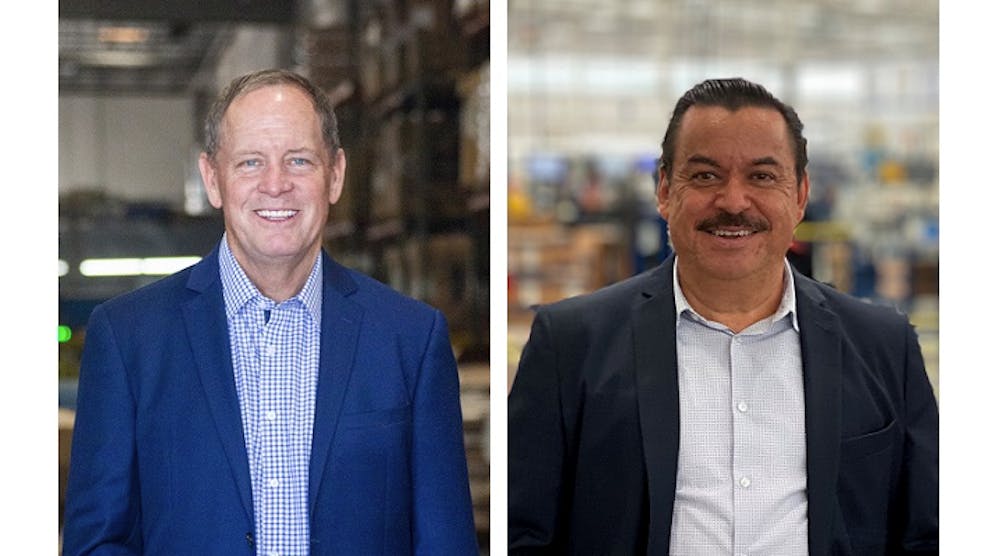 Rob Myers, left, was named president of Phillips Aftermarket, and Filiberto Coello will take the helm as president of the Phillips OEM business unit.