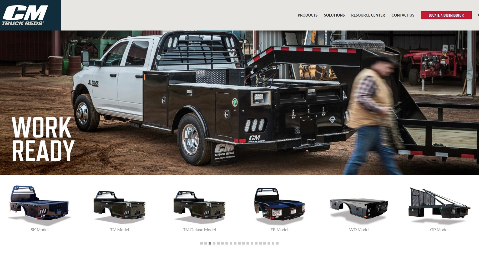CM Truck Beds home page