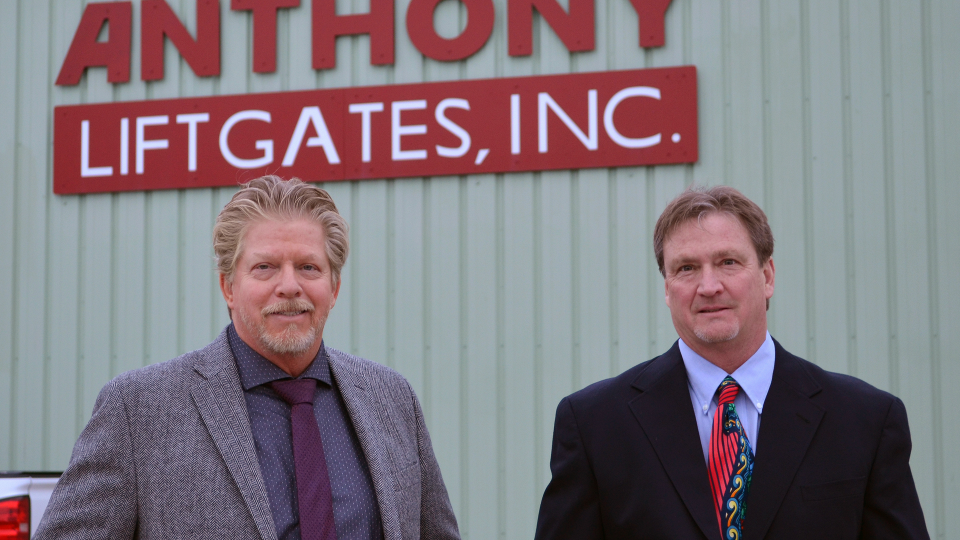 Longtime Anthony Liftgates president Thomas Walker, at right, and VP Jeremy Walker are acquiring 100% ownership of the company.