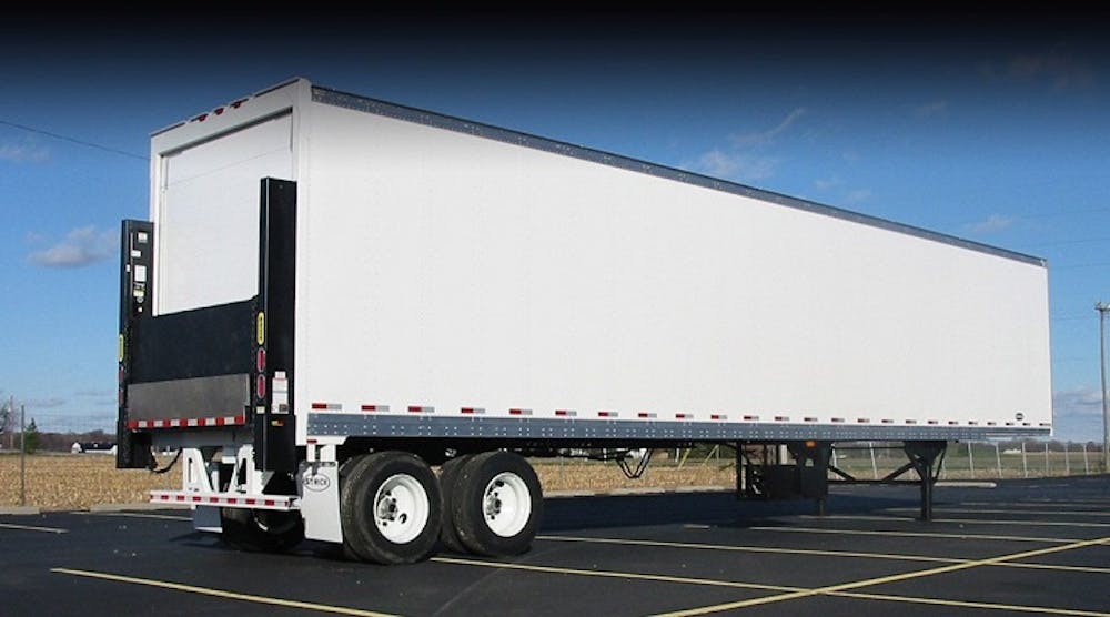 A Strick trailer for sale at Boston Trailer Sales.