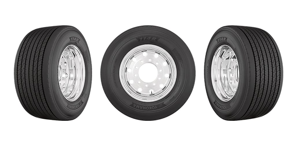 Yokohama Tires 114R UWB tires for regional-haul trailers