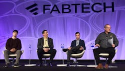 This year’s State of the Industry session at FABTECH featured a lively panel discussion on automation in manufacturing. This year’s State of the Industry session at FABTECH featured a lively panel discussion on automation in manufacturing.