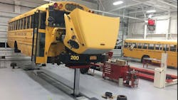 Stertil-Koni bus lift and lube Stertil-Koni bus lift and lube