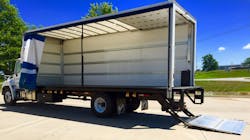 Brown truck body Brown truck body