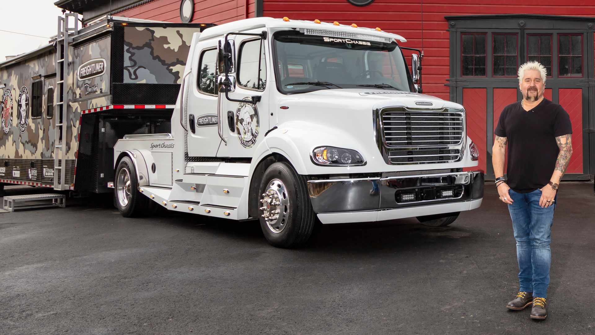 Guy Fieri's new truck and trailer