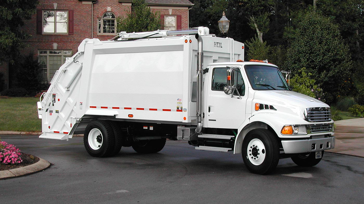 Heil refuse truck