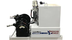 The V-160 Aluminum Mobile lube skid highlights the new American Eagle aluminum line. The V-160 Aluminum Mobile lube skid highlights the new American Eagle aluminum line.