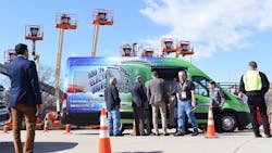 Attendees experienced the industry’s latest advanced technologies and alternative fuel applications during Ride-and-Drive. Attendees experienced the industry’s latest advanced technologies and alternative fuel applications during Ride-and-Drive.