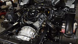 A look under the hood of the Isuzu NPR medium duty truck at the Work Truck Show 2020. A look under the hood of the Isuzu NPR medium duty truck at the Work Truck Show 2020.