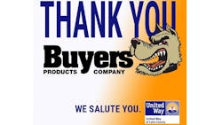 Lake County United Way thanks Buyers Products Lake County United Way thanks Buyers Products