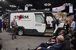 Rich Tremmel emphasized that the Storm incorporates features to benefit non-CDL drivers but is also designed to withstand the rigors of commercial applications. Rich Tremmel emphasized that the Storm incorporates features to benefit non-CDL drivers but is also designed to withstand the rigors of commercial applications.