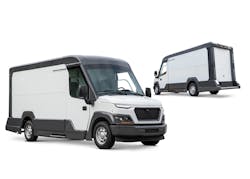 The Storm is a Class 2 walk-in step van concept by Morgan Olson. The Storm is a Class 2 walk-in step van concept by Morgan Olson.