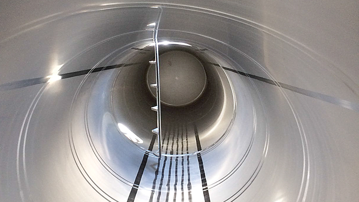 This tank trailer built with 2205 stainless steel was fully salvageable after rolling 50 feet down an embankment.