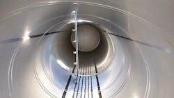 This tank trailer built with 2205 stainless steel was fully salvageable after rolling 50 feet down an embankment. This tank trailer built with 2205 stainless steel was fully salvageable after rolling 50 feet down an embankment.